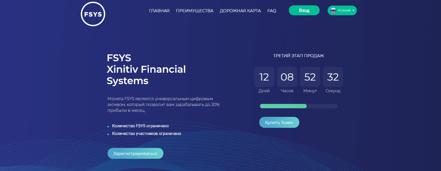 Проект FSYS Xinitiv Financial Systems – стоит ли вкладывать деньги?
