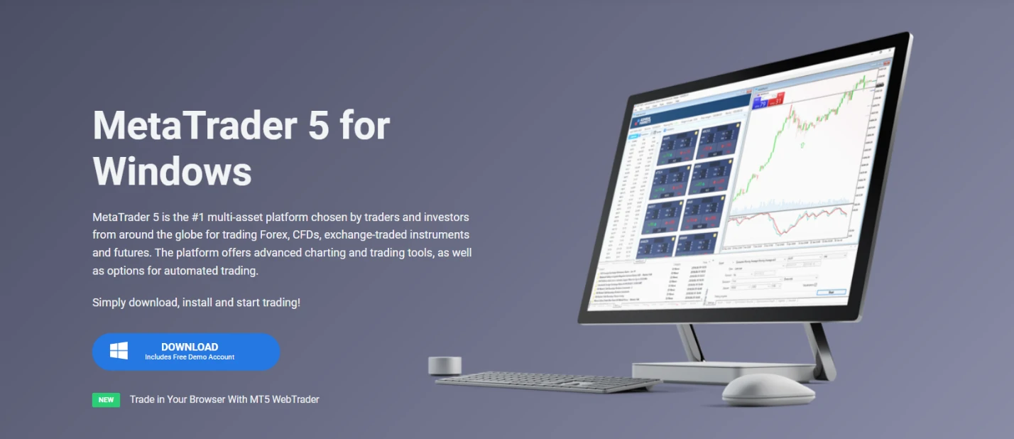 Plateforme de trading MetaTrader 5 Admiral Markets