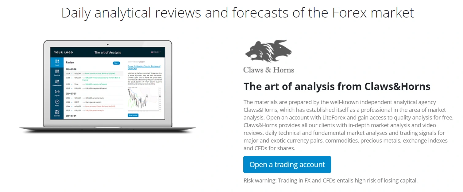 Examen des analyses quotidiennes par LiteForex