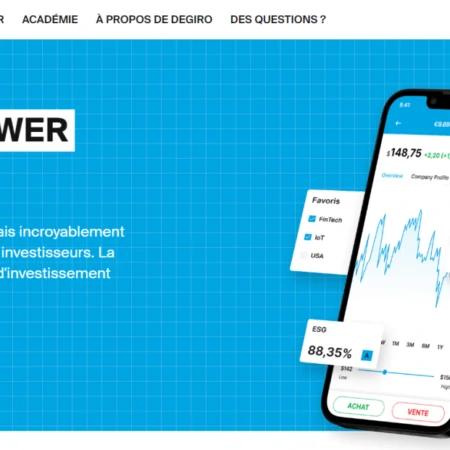 Revue de la société DEGIRO: conditions et plates-formes