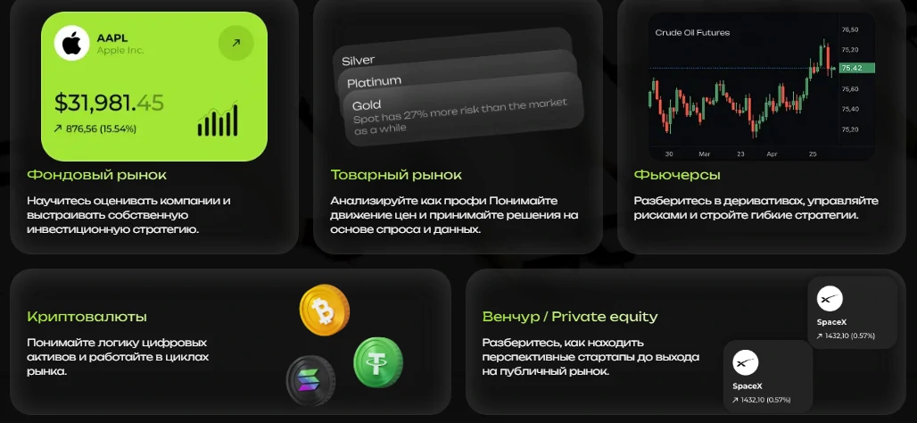 Направления обучения в Alphabit Academy