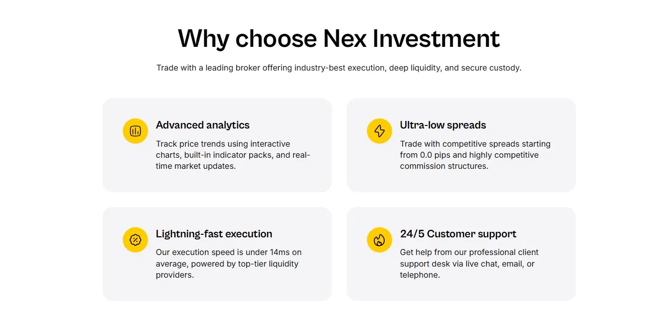 Nex Investment broker